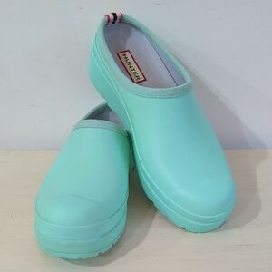 Hunter Clogs Mint Green Size 6UK / 8US